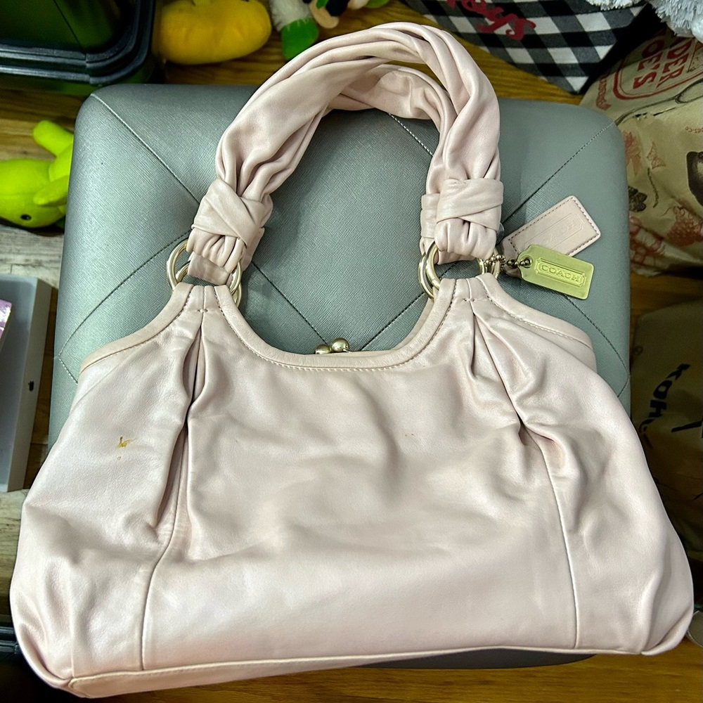 *Authentic* Coach 13437 Parker Kisslock Hobo Satchel Shoulderbag Handbag